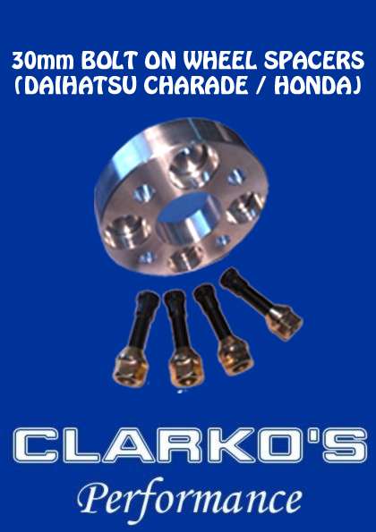 (Daihatsu Charade & Honda) Bolt on 30mm Wheel Spacer - with stud